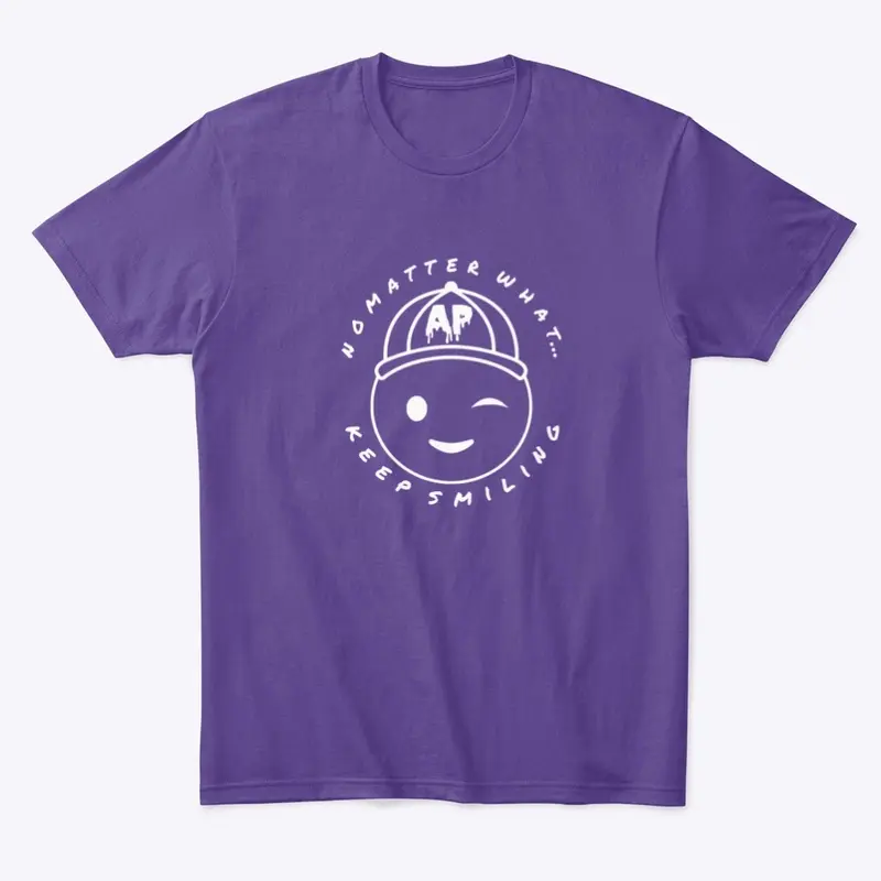 No Matter What…Keep Smiling (White) Tee