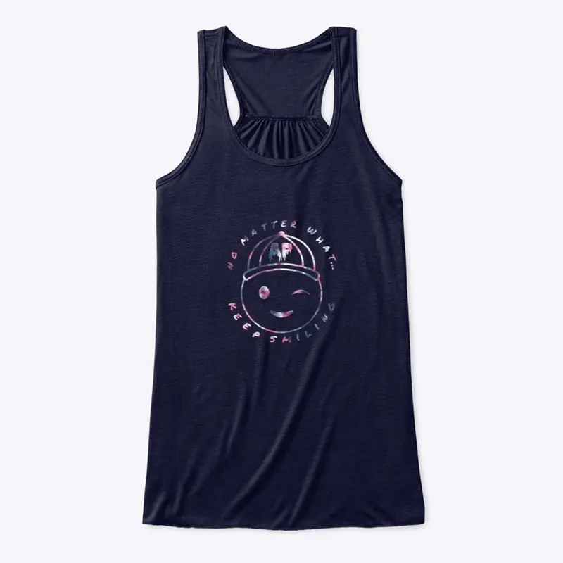 Pink & Blue Emoji - Women’s Tank