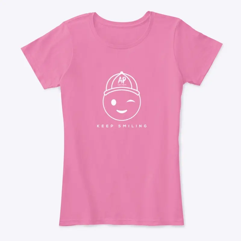 AP Keep Smiling Logo - Women’s T