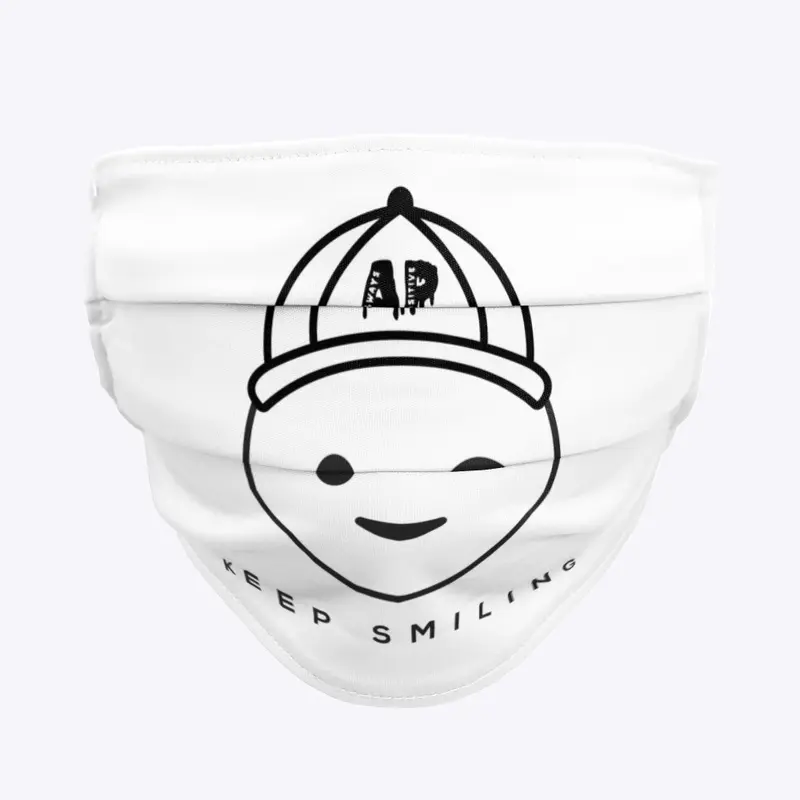 Keep Smiling protective face covering