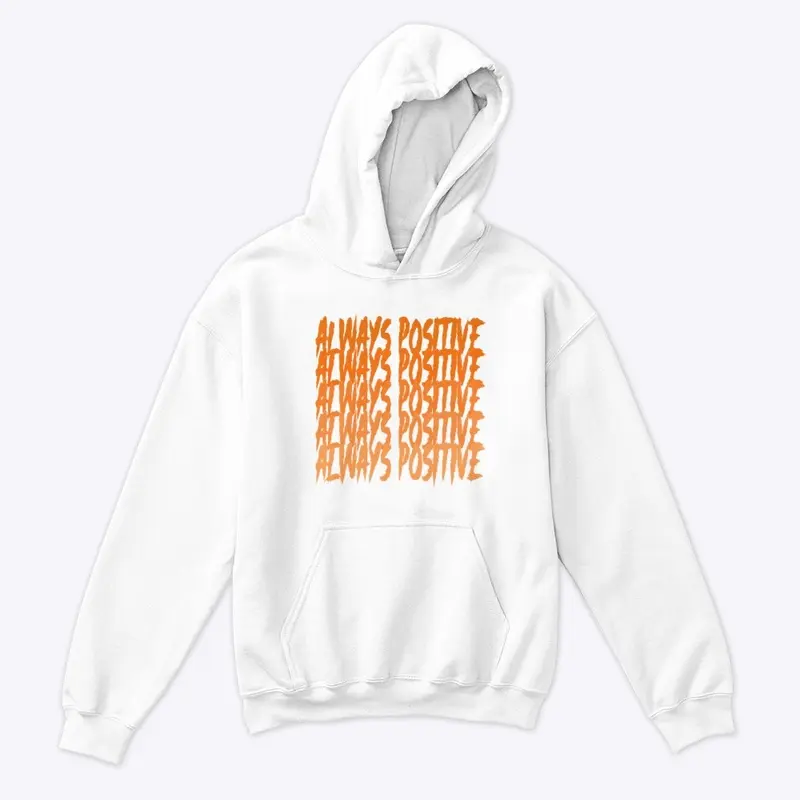 Always Positive (Orange) - Kids Hoodie