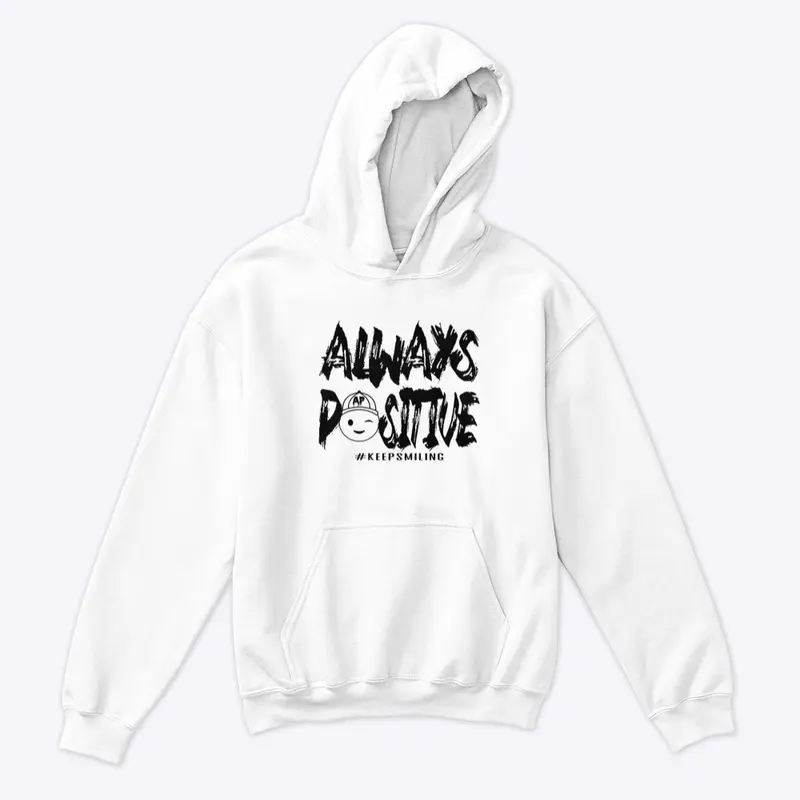 Always Positive with Emoji - Kids Hoodie