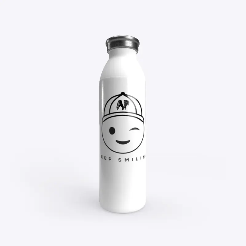 Keep Smiling Logo - Water Bottle