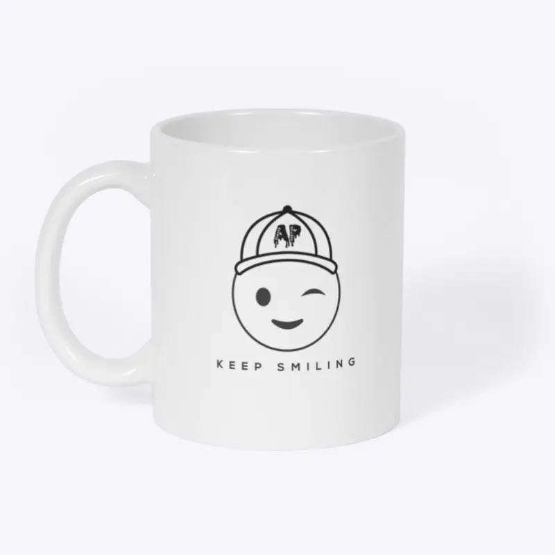 Keep Smiling Wink Emoji - Coffee Mug