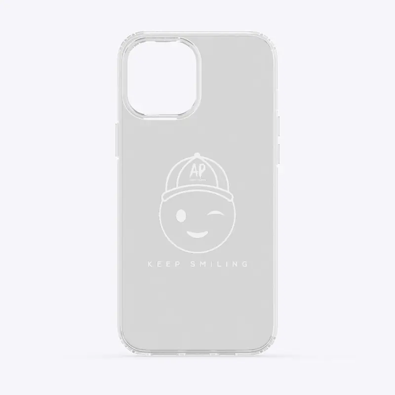 Keep Smiling Emoji - Clear iPhone case